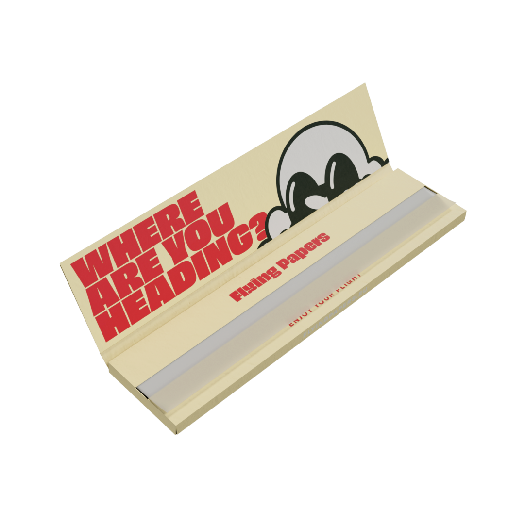 Flying Papers - Brown King Size Slim Papers
