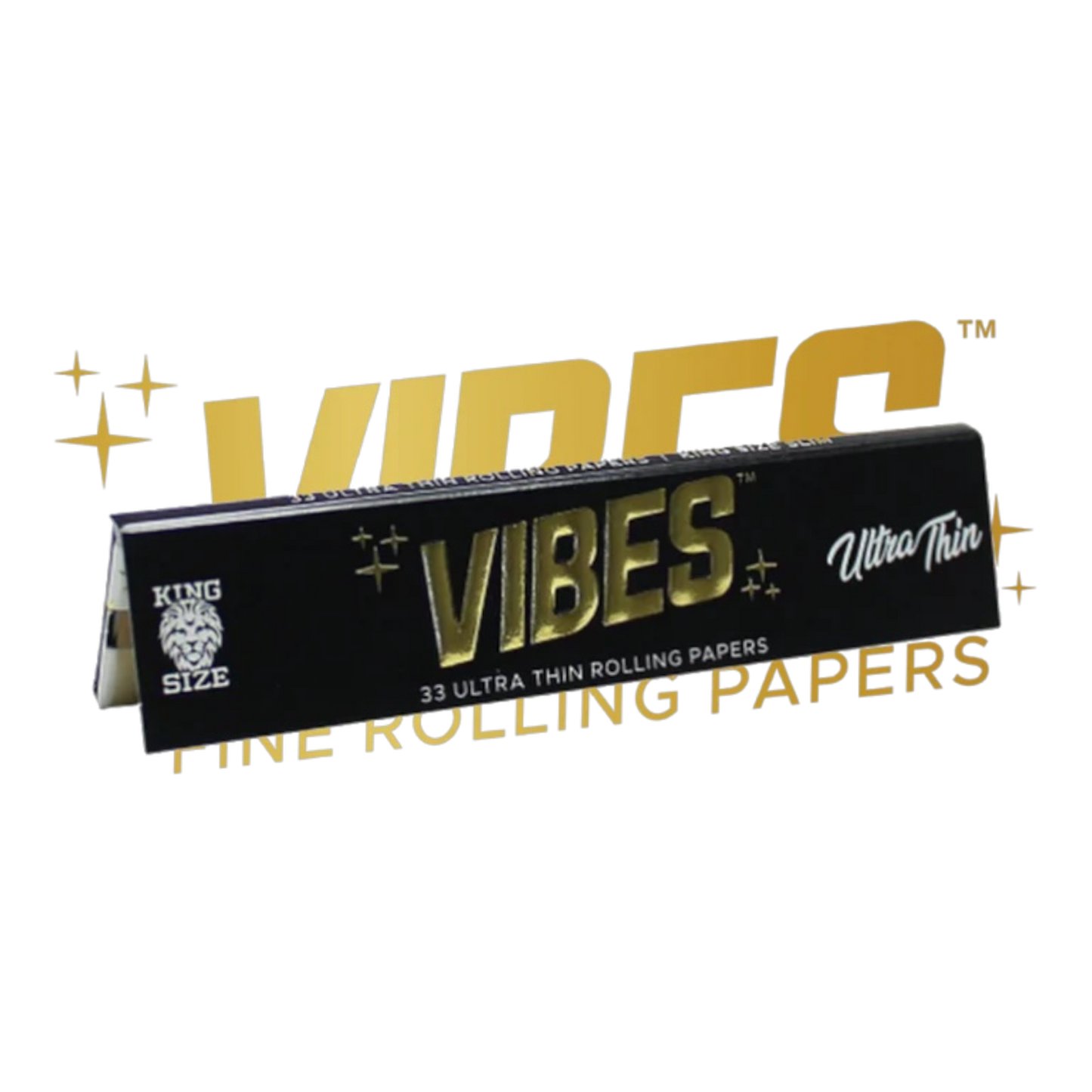 Vibes black Ultra wide Rolling papers