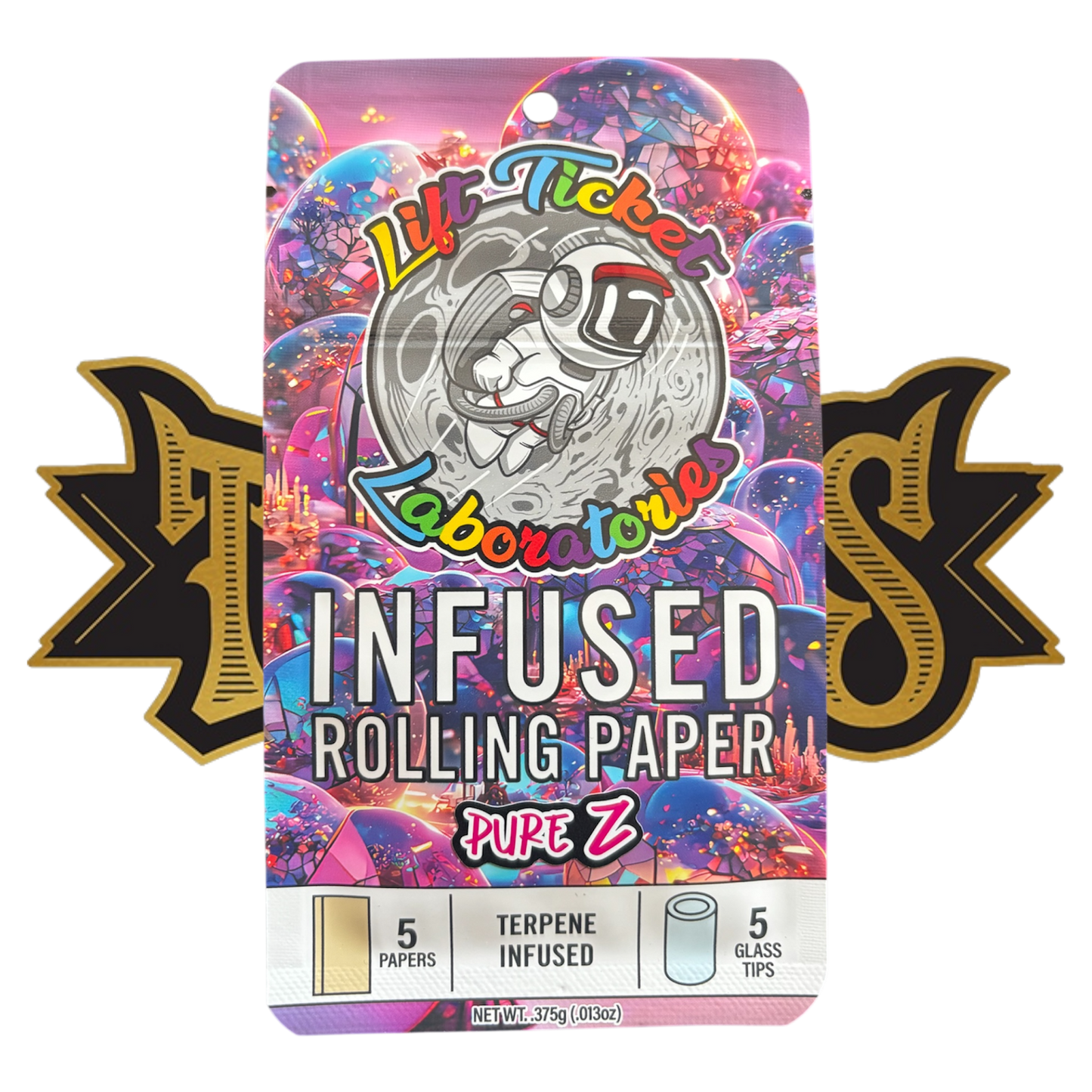 Lift Tickets Terpene-Infused Wraps – Pure Z Edition (5 Pack)