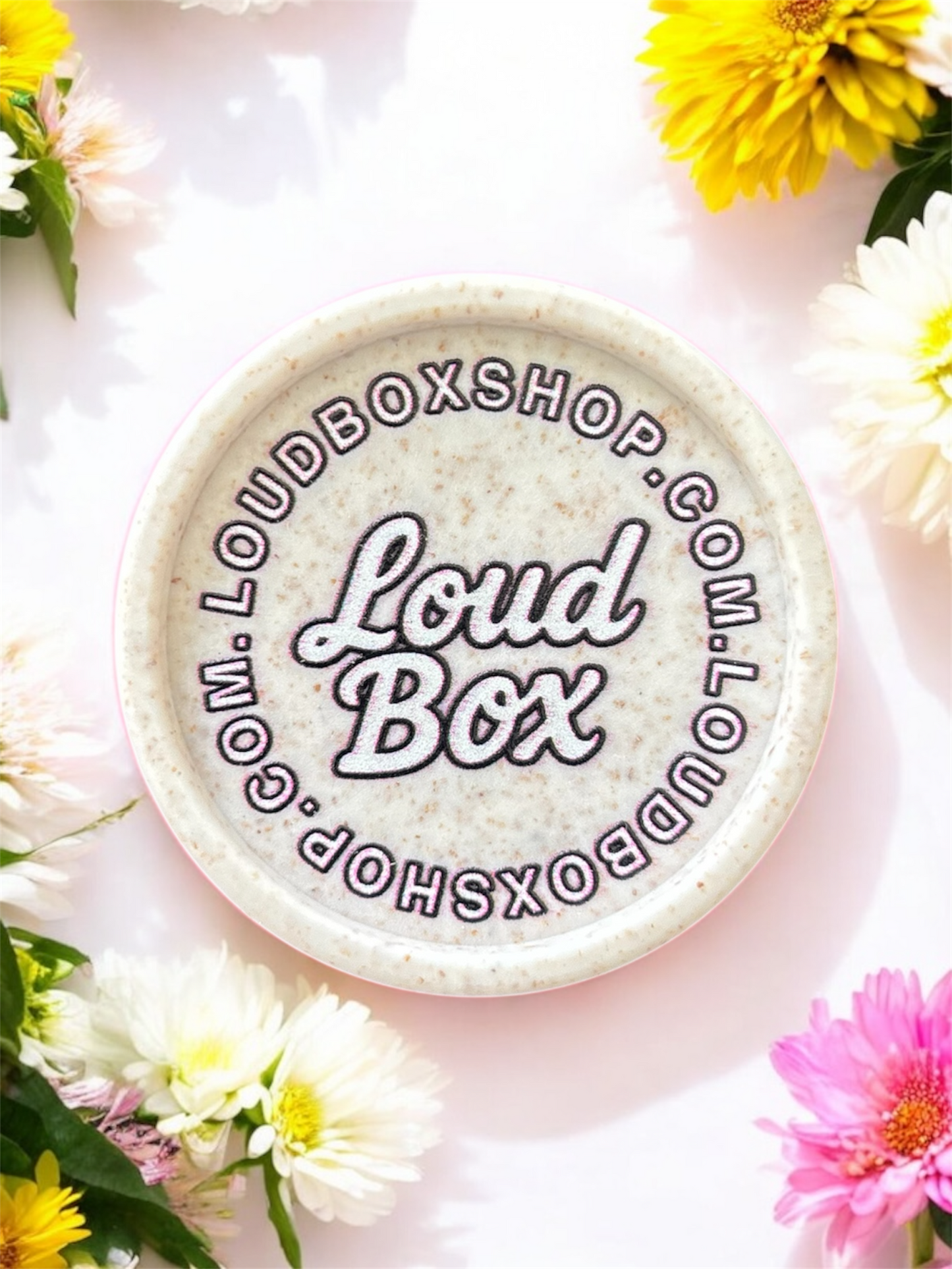 LoudBox Biodegradable Herb Grinder (White)