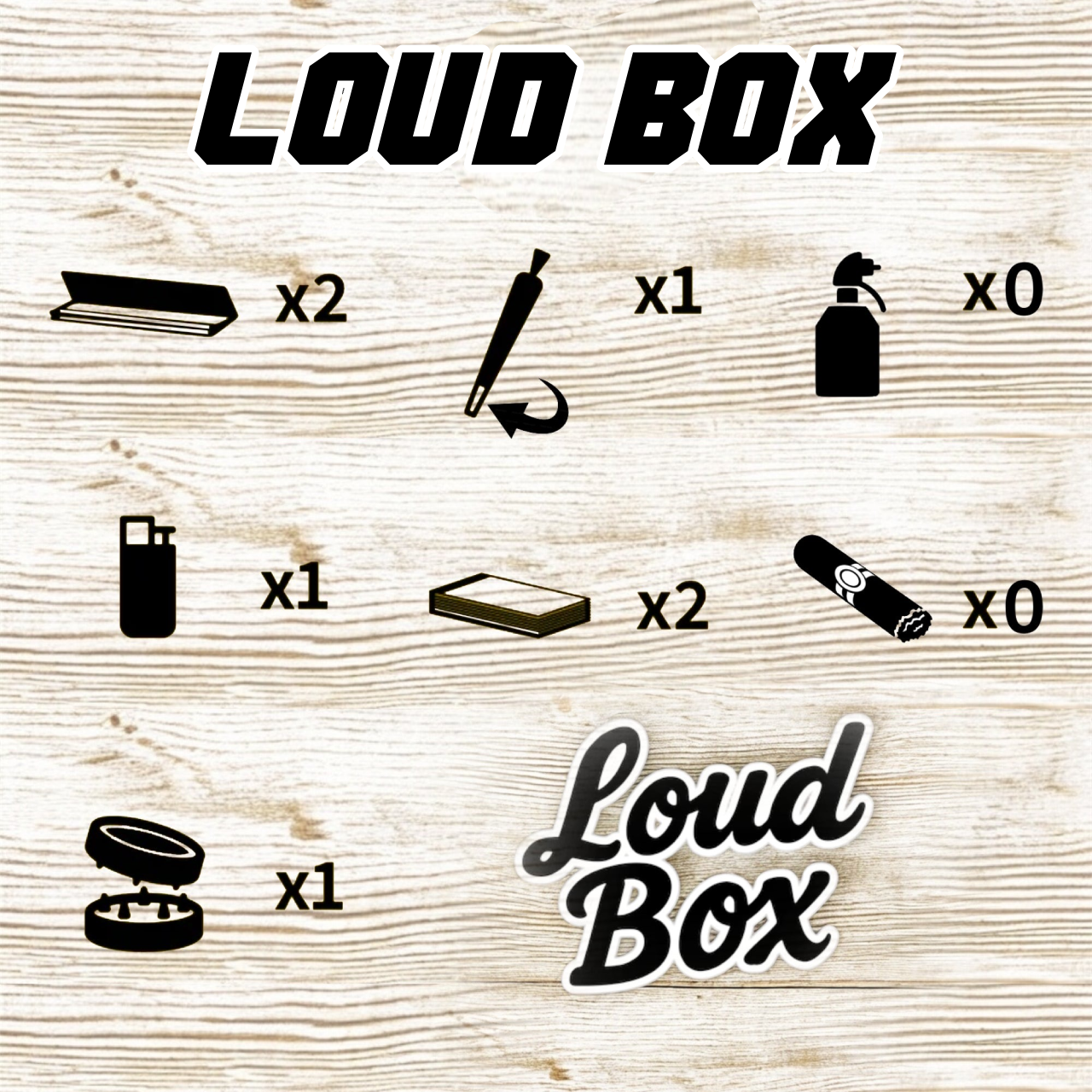LoudBox Casual Kit with essential smoking accessories for daily use