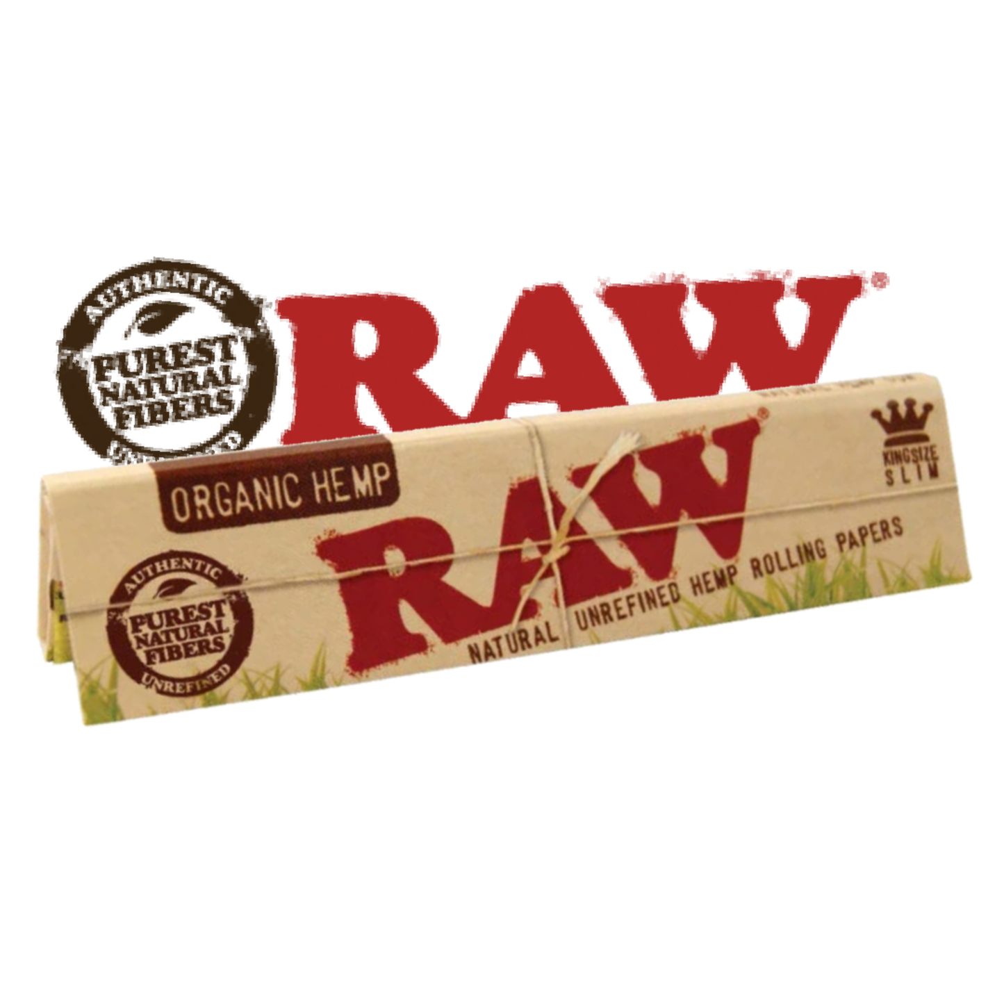 RAW Organic rolling papers – unbleached, natural hemp papers for a pure smoking experience"