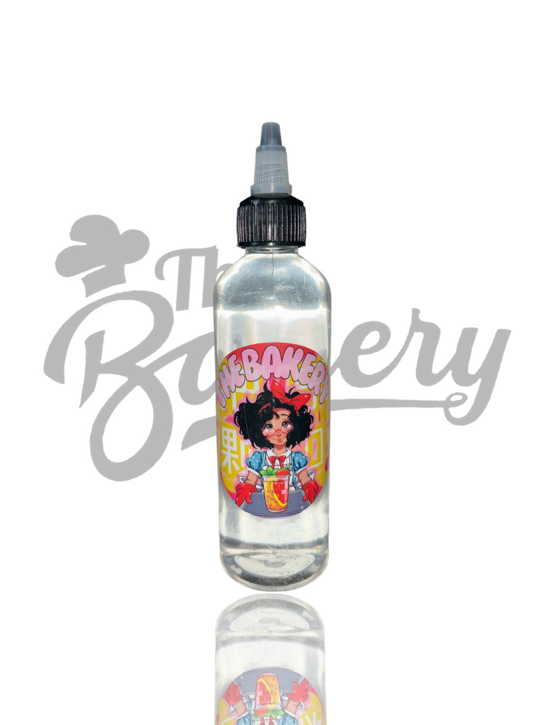 The Bakery glass tip cleaner bottle