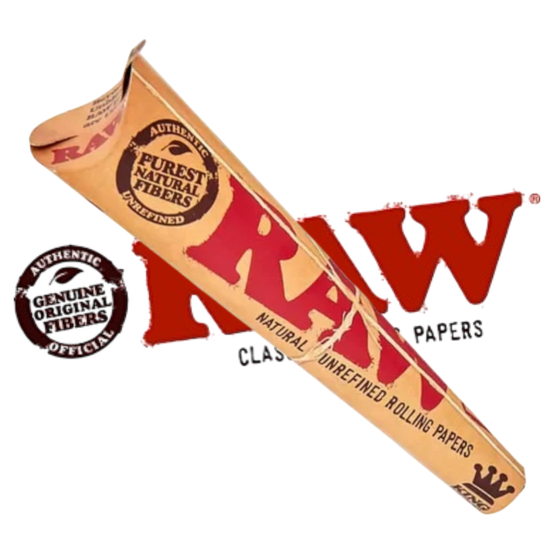 RAW Classic king size pre-rolled cones