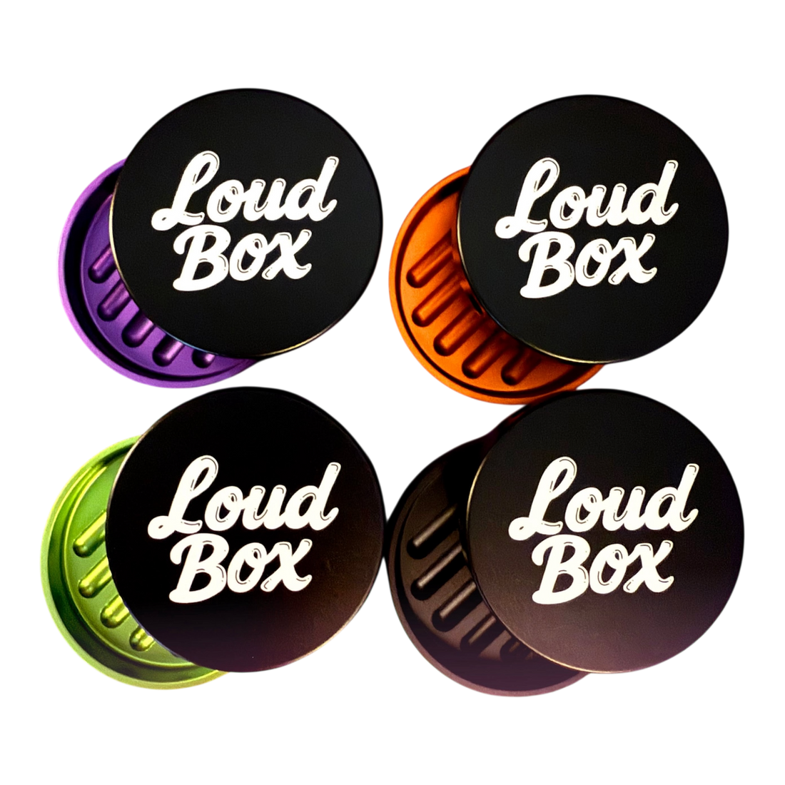 LoudBox x Grinder One toothless aluminium grinder