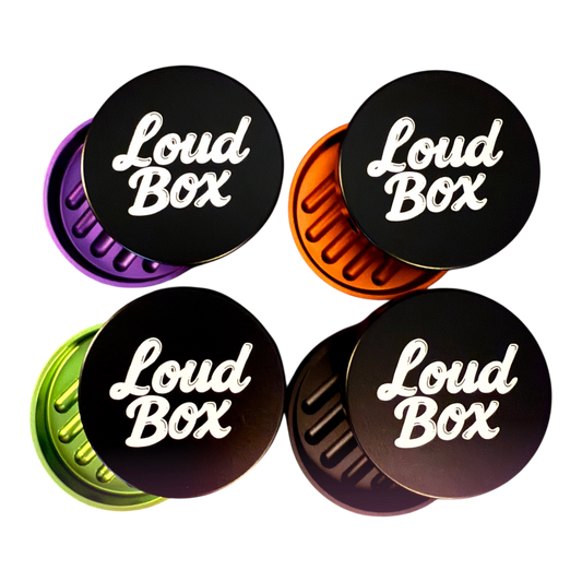 LoudBox x Grinder One toothless aluminium grinder