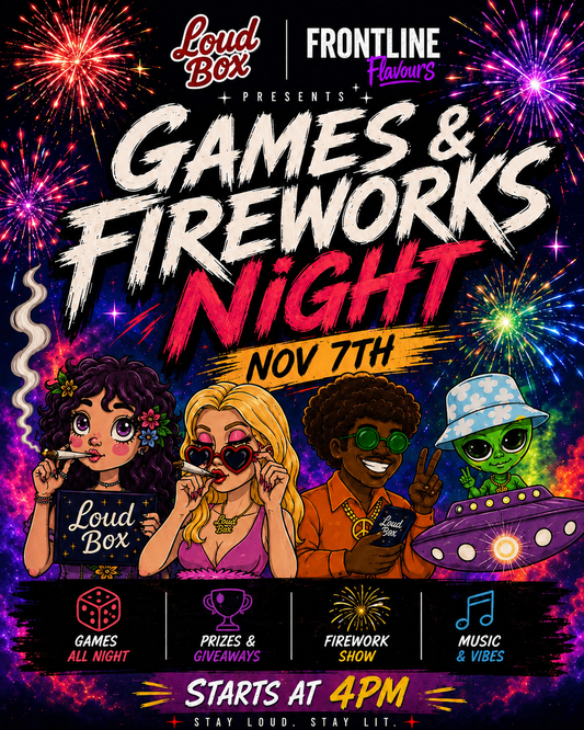 LoudBox x Frontline Flavours Games & Fireworks Night, Sat 7 Nov 2026