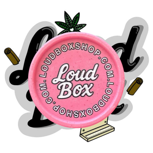 LoudBox Biodegradable Herb Grinder (Pink)
