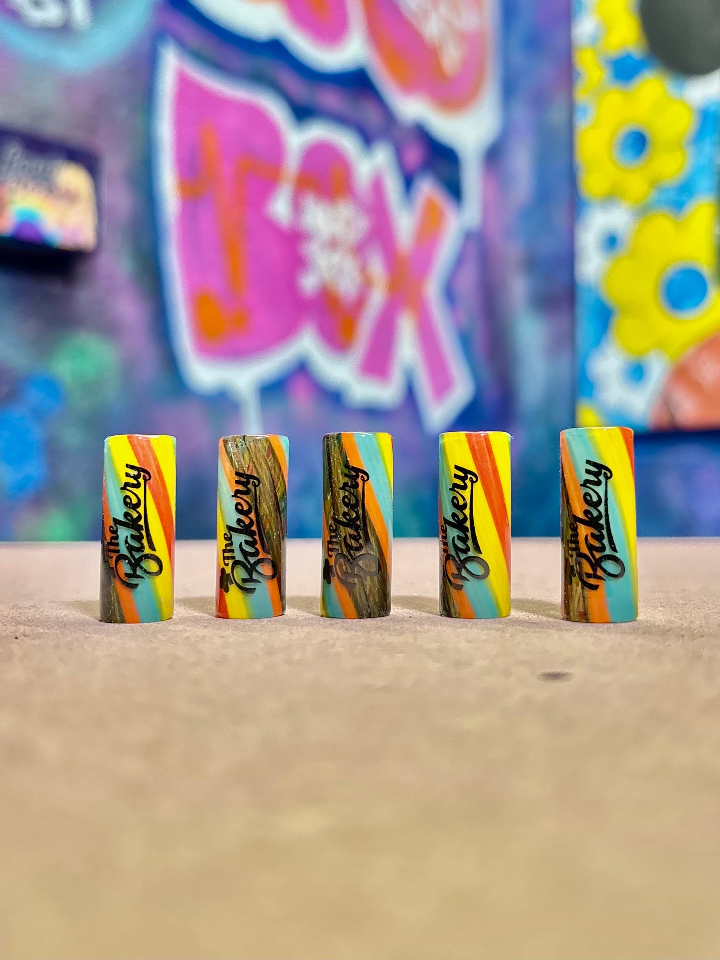 Rainbow Cake Glass Tip The Bakery