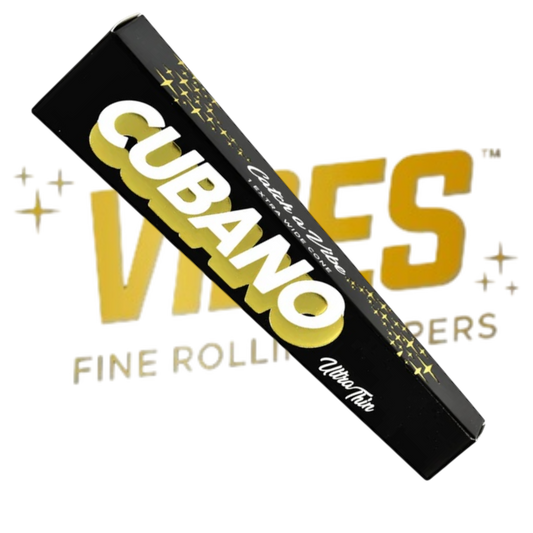 Vibes Black Cuban Ultra Thin 8g capacity cone