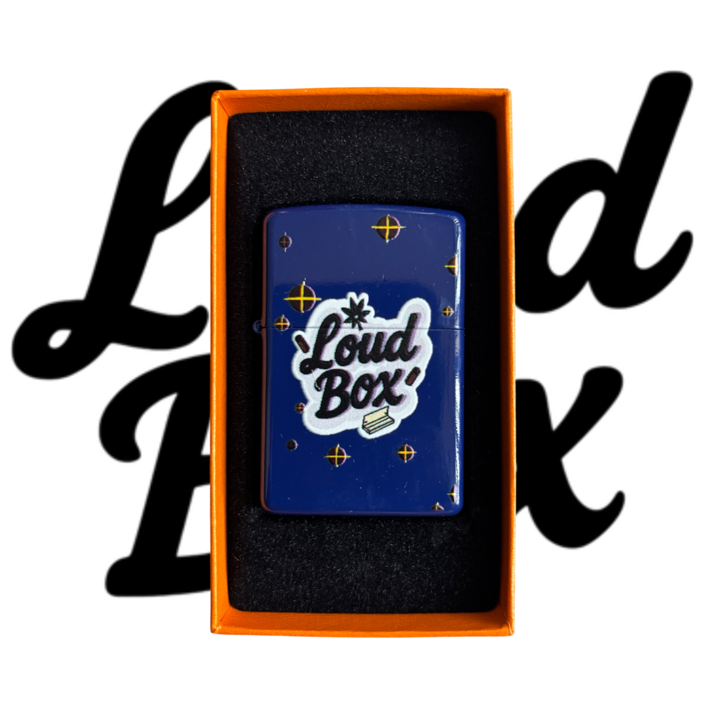 LoudBox Blue Star Zippo Styled Lighter