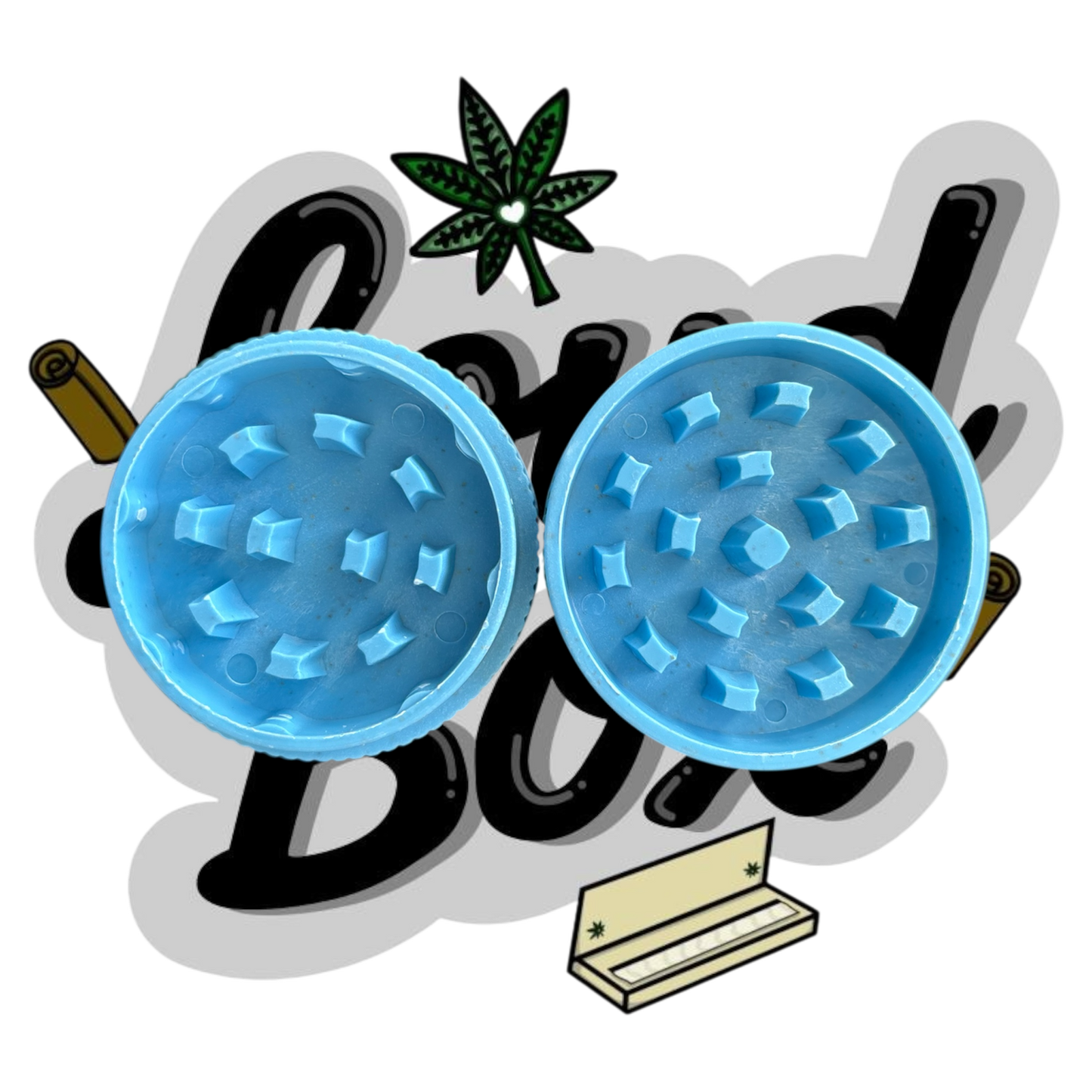 LoudBox Biodegradable Herb Grinder (Blue)