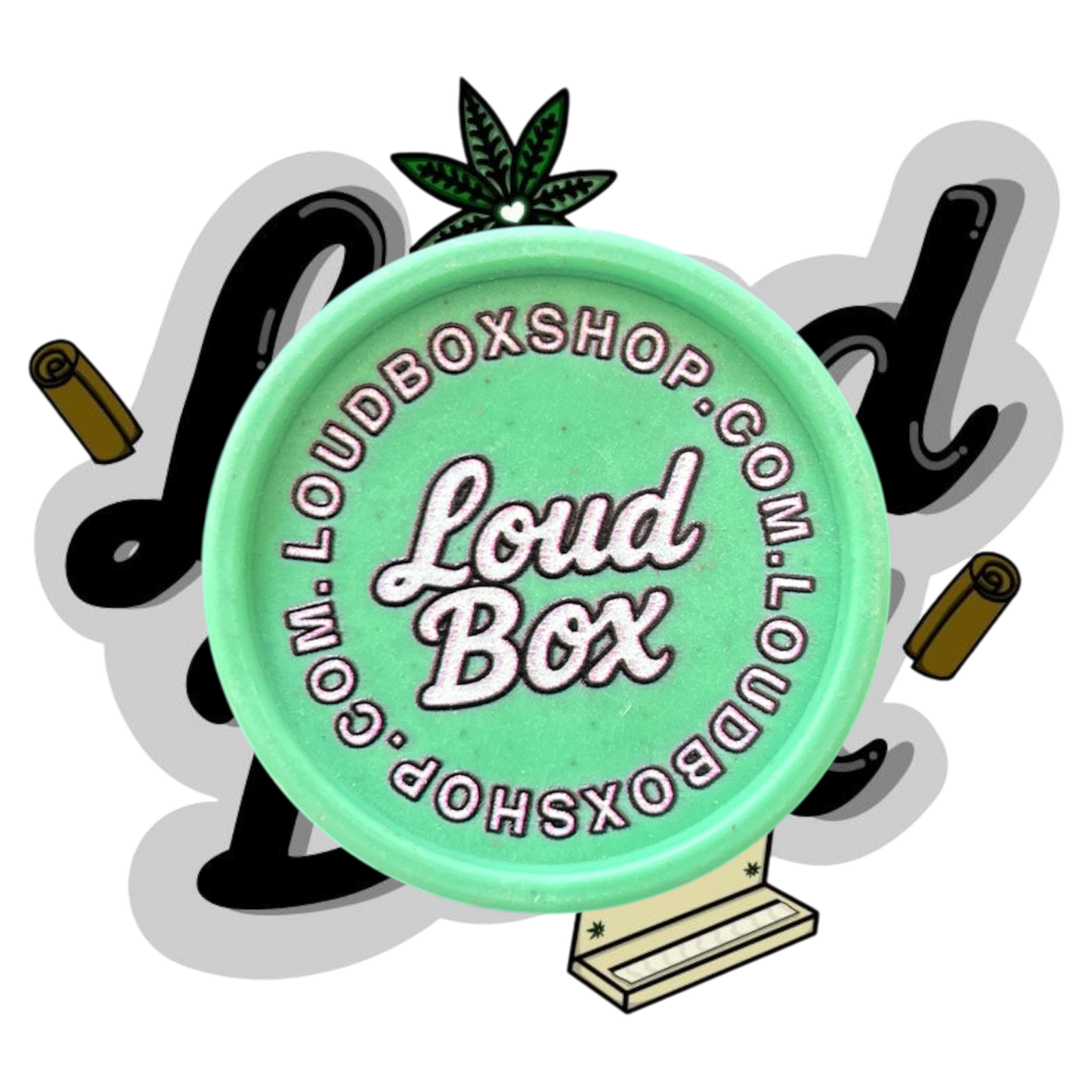 LoudBox Biodegradable Herb Grinder (Green)