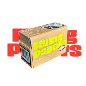 Flying Papers - Brown Slim Roll Papers With Tips