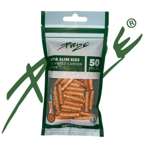 PURIZE® XTRA Slim Activated Carbon Filter Tips (50 pcs)
