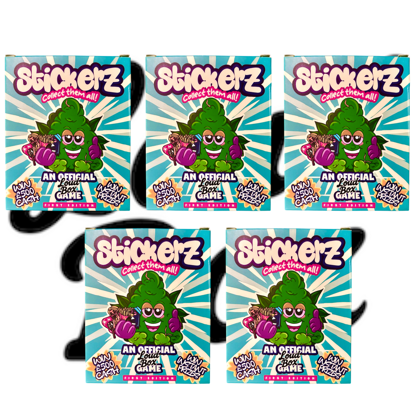 5 x 10 packs Stickerz by loudbox (Season 1)