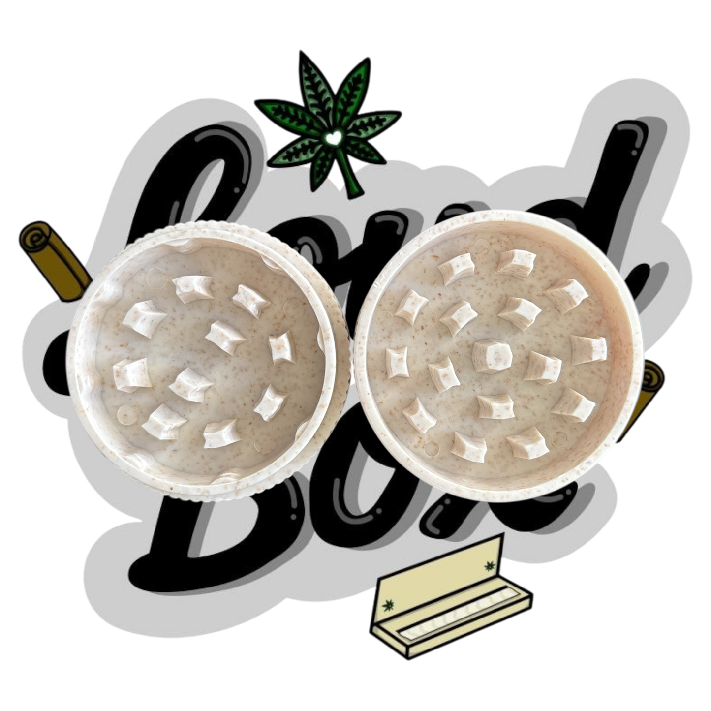 LoudBox Biodegradable Herb Grinder (White)