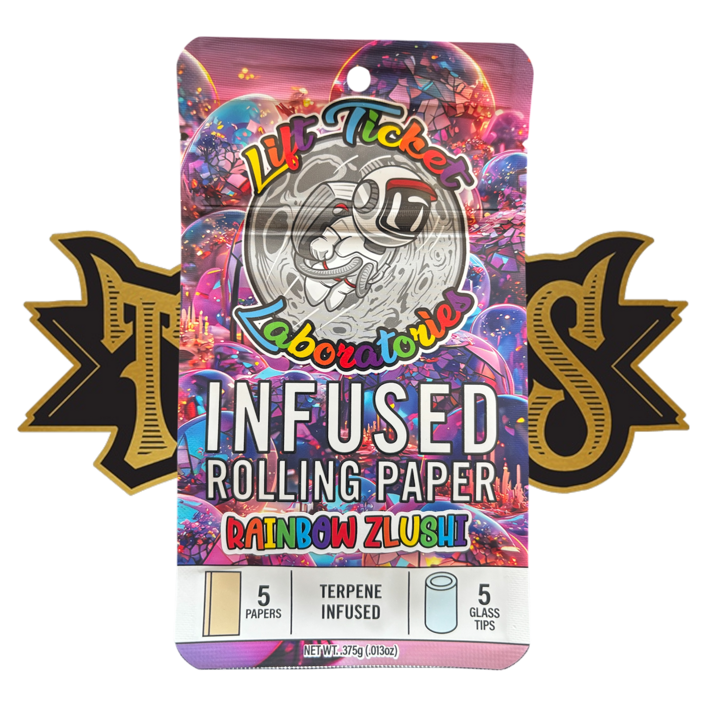 Lift Tickets Terpene-Infused Wraps – Rainbow Zlushi (5 Pack)