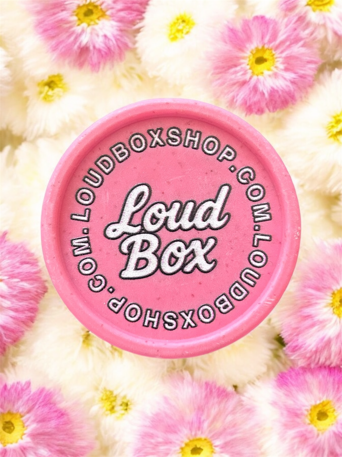 LoudBox Biodegradable Herb Grinder (Pink)