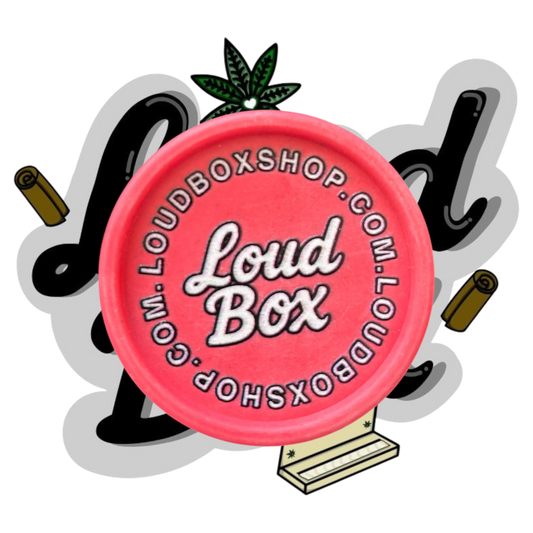 LoudBox Biodegradable Herb Grinder (Red)