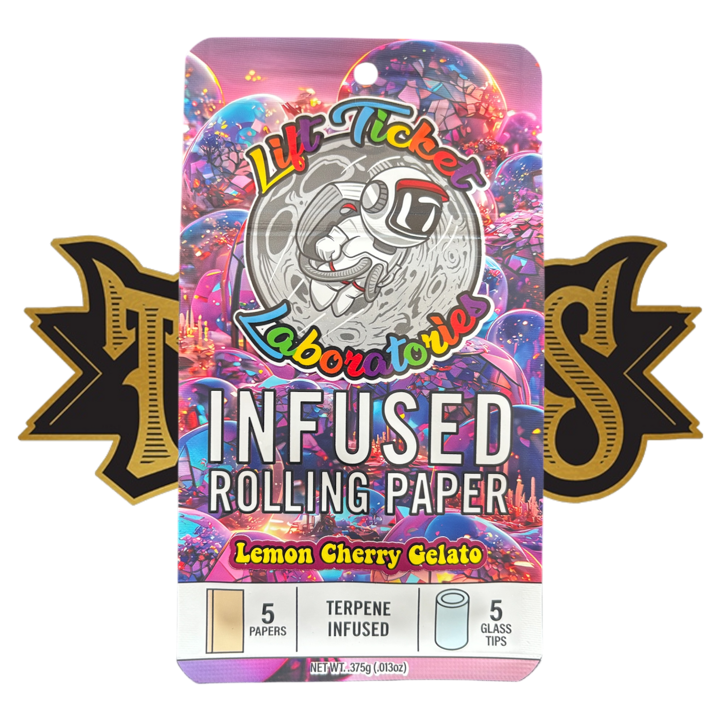Lift Tickets Terpene-Infused Wraps – Lemon Cherry Gelato (5 Pack)