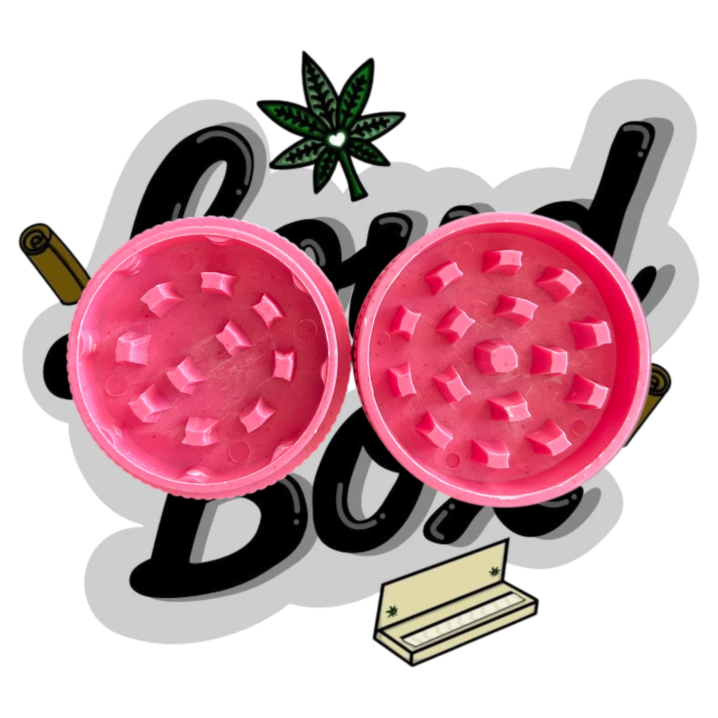 LoudBox Biodegradable Herb Grinder (Pink)