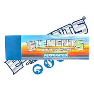 Elements Classic Roach Tips – Perforated Natural Filter Tip Booklet (50 Tips)