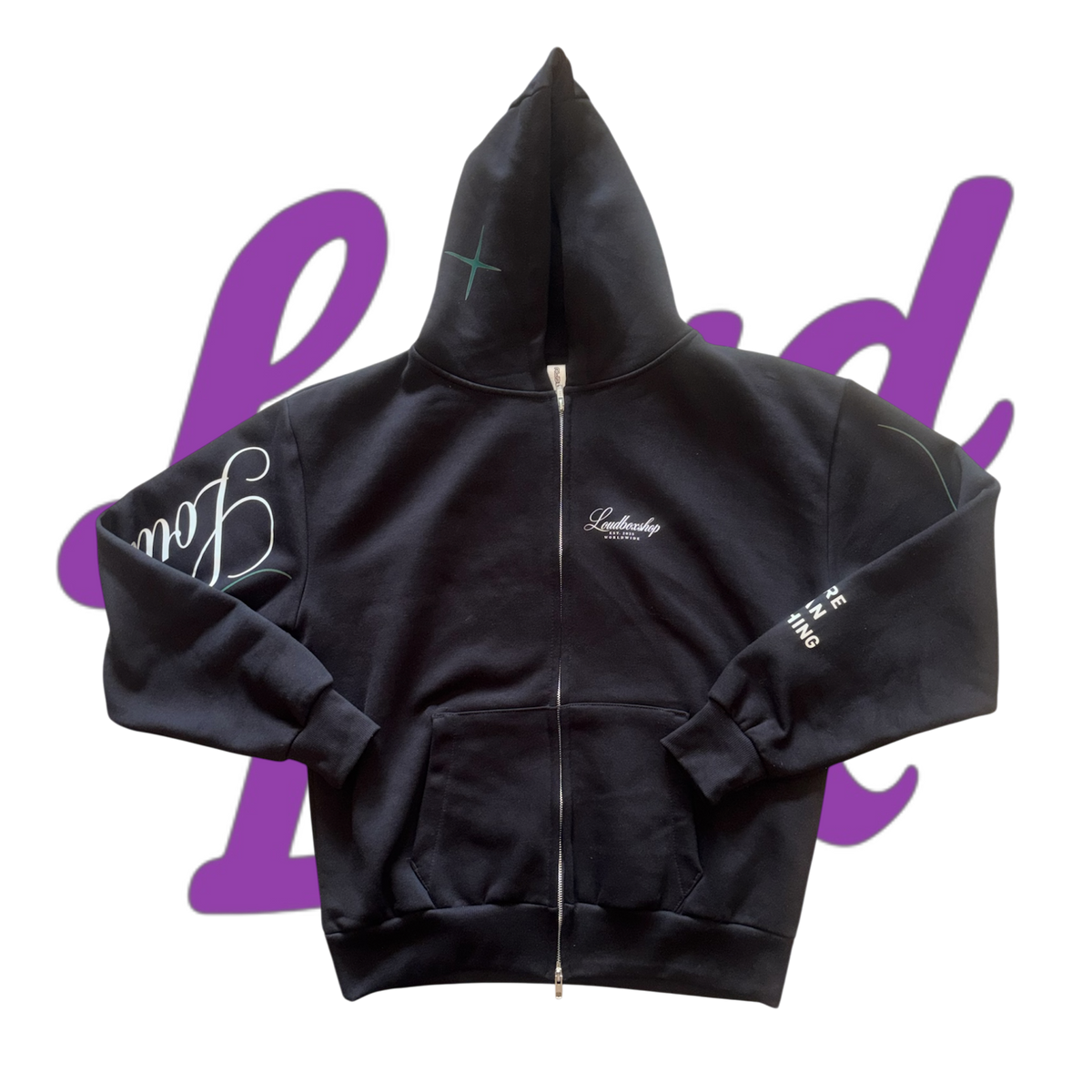 LoudBoxShop Heavy Black Tracksuit