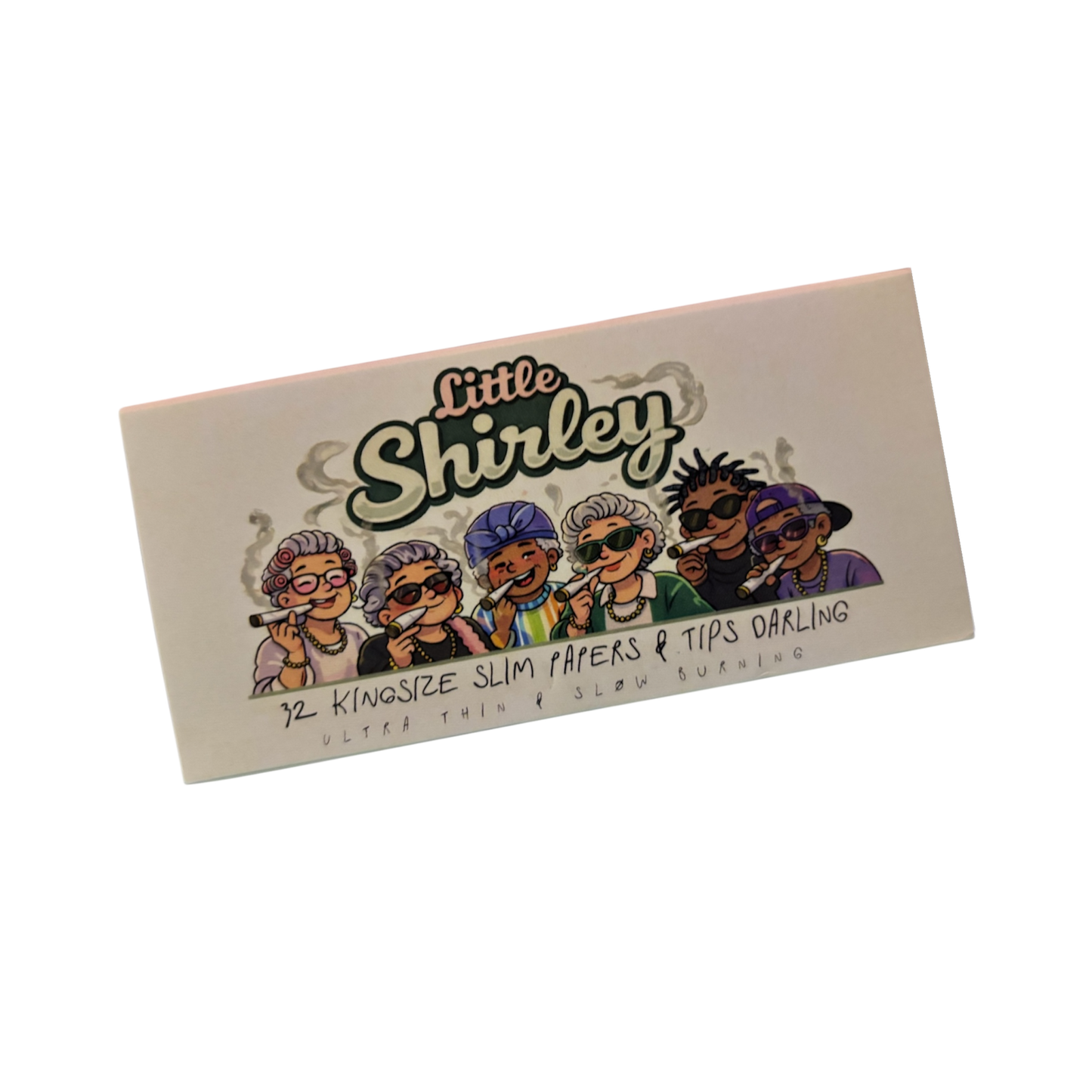 Little Shirley King Size Brown Papers W Rainbow Tips