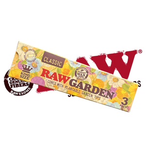Raw Garden Cones W Plantable Tips