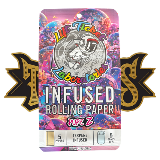 Lift Tickets Terpene-Infused Wraps – Pure Z Edition (5 Pack)
