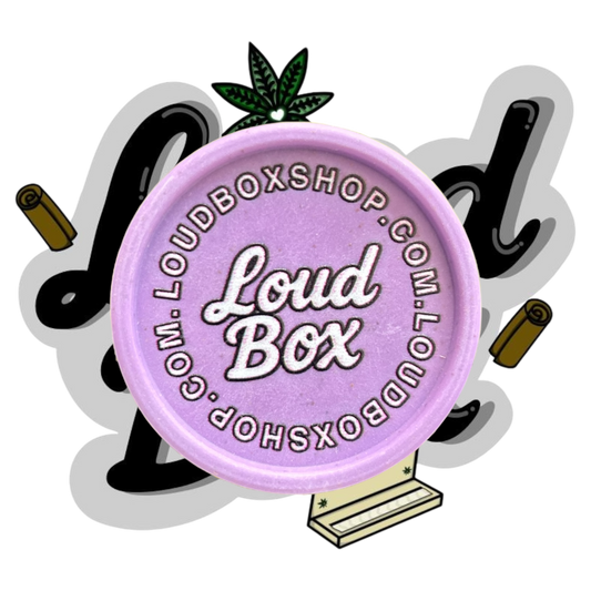 LoudBox Biodegradable Herb Grinder (Purple)