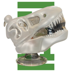 HEMPER JURASSIC SPARK Dinosaur Skull XL Glass Bong