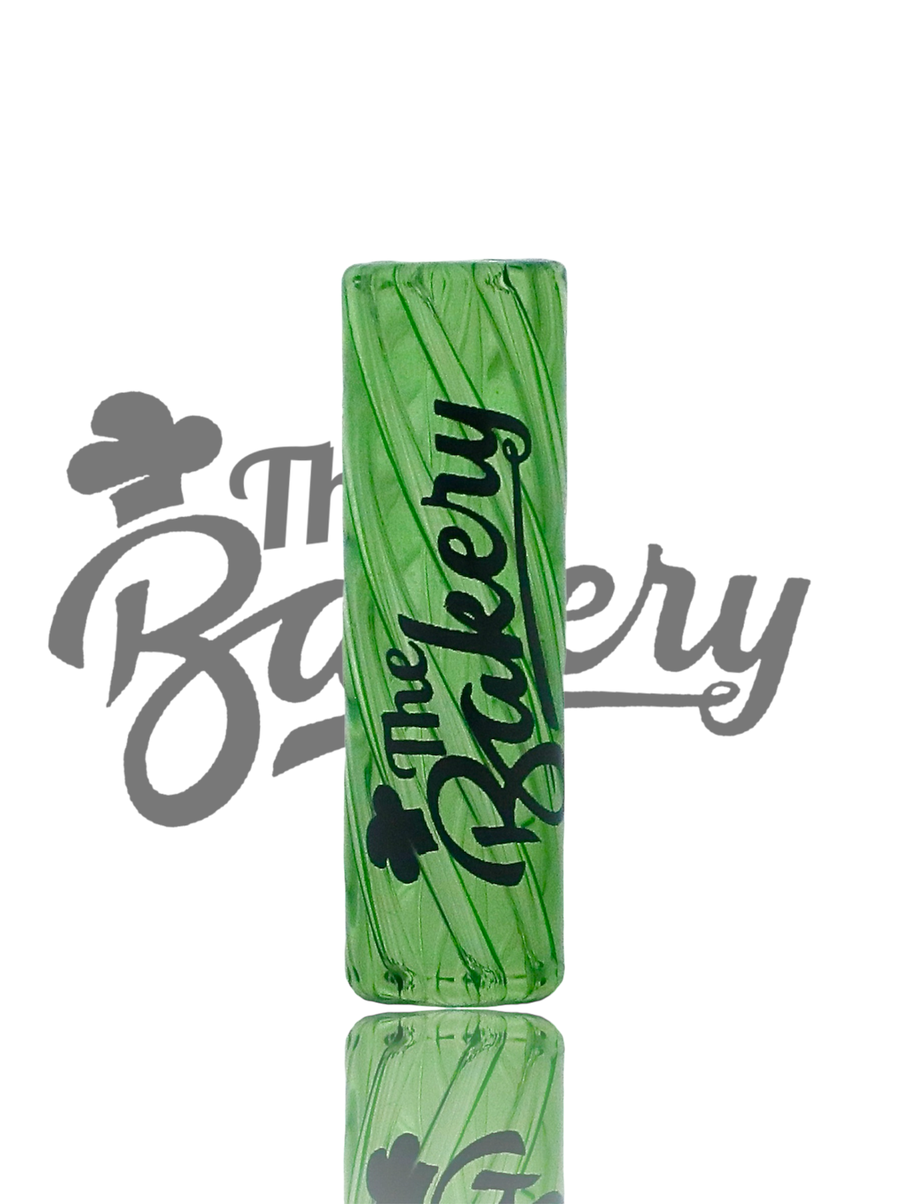"Apple Pie themed reusable glass tip by The Bakery for smoking"