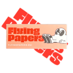 Flying Papers White Roach Tips – Perforated Cardboard Tip Booklet | 50 Natural Filter Tips