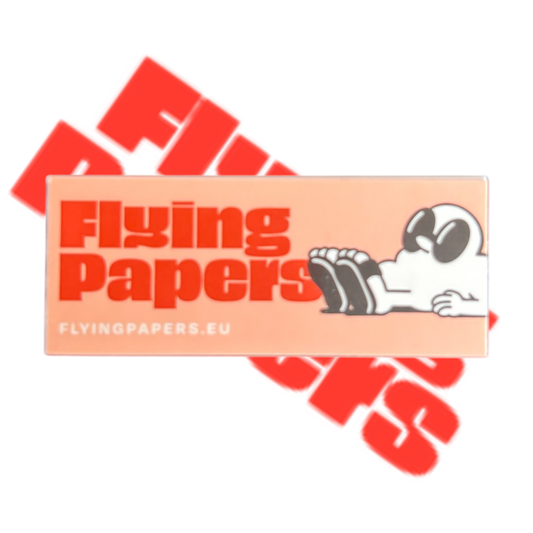 Flying Papers White Roach Tips – Perforated Cardboard Tip Booklet | 50 Natural Filter Tips