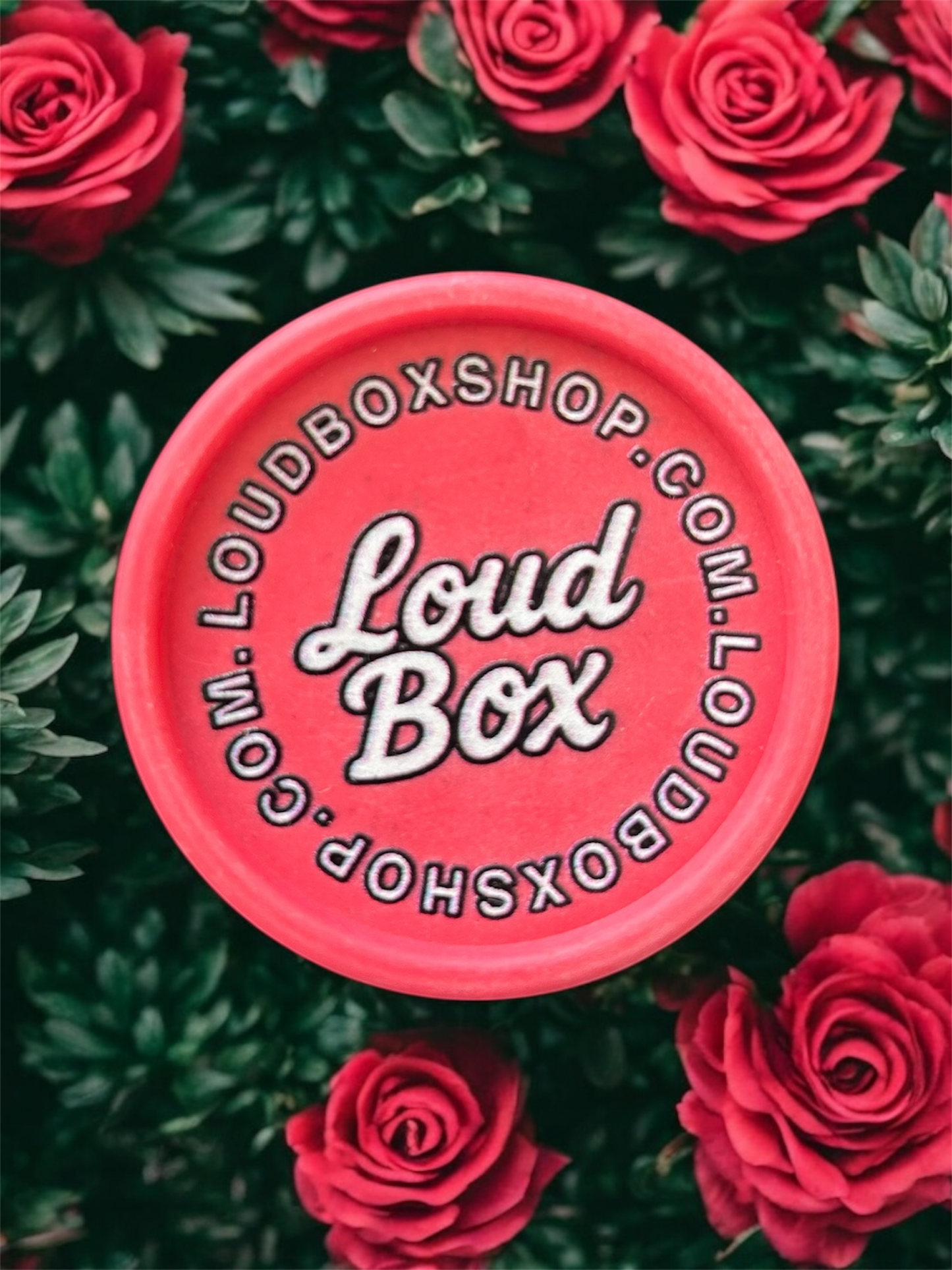 LoudBox Biodegradable Herb Grinder (Red)