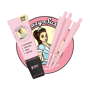 Blazy Susan Pre Rolled Cones - Pink (3 pack)