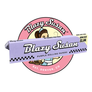 Blazy Susans - Purple King Size Papers