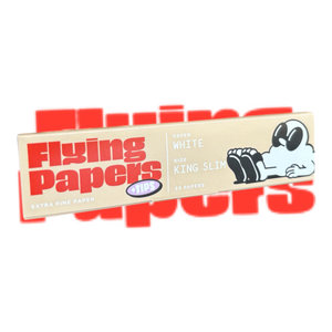 Flying Papers - White King Size Slim Papers With Tips