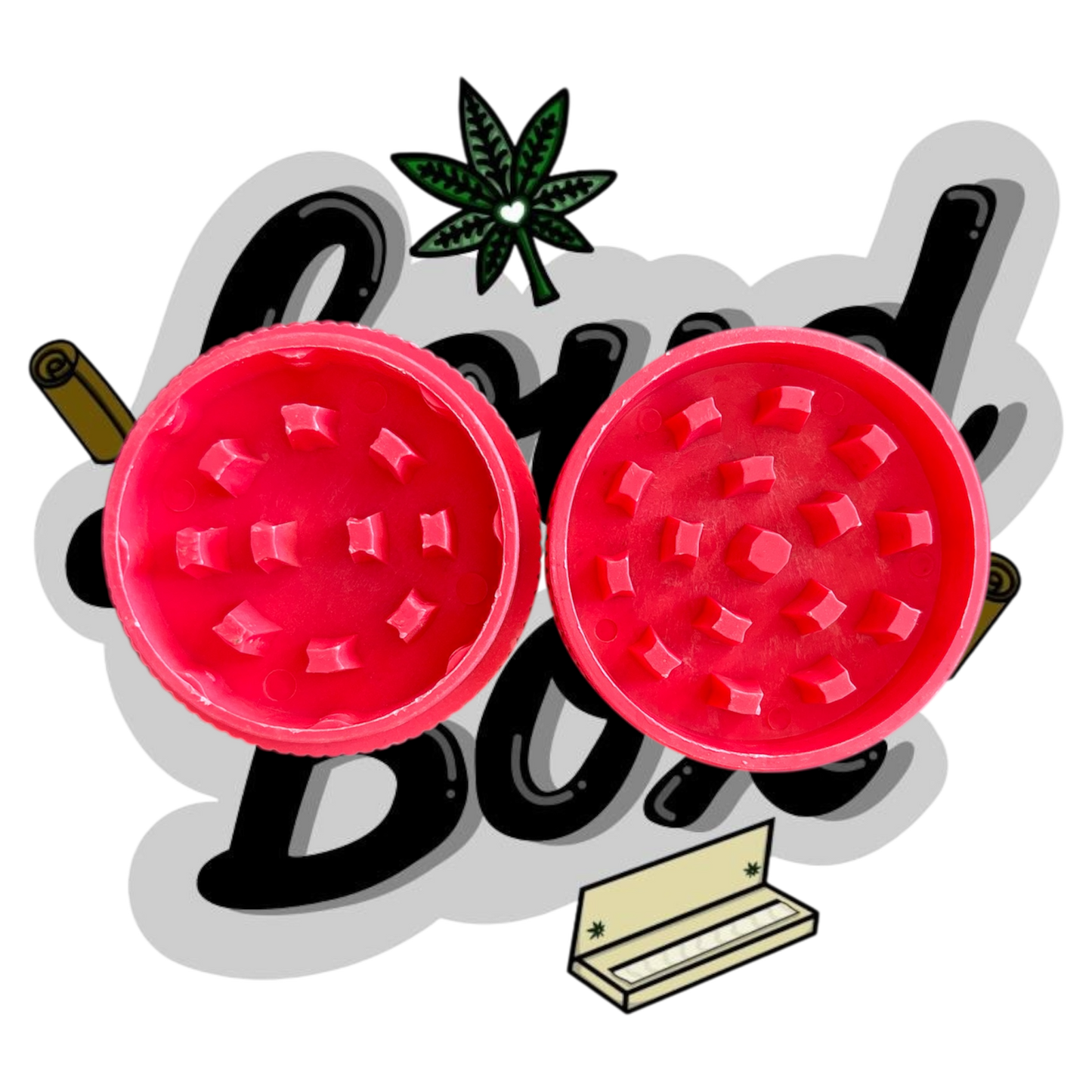 LoudBox Biodegradable Herb Grinder (Red)