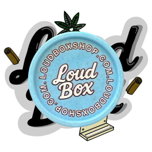 LoudBox Biodegradable Herb Grinder (Blue)