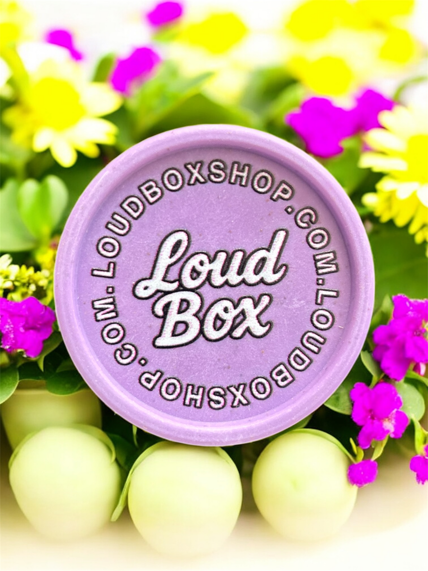 LoudBox Biodegradable Herb Grinder (Purple)