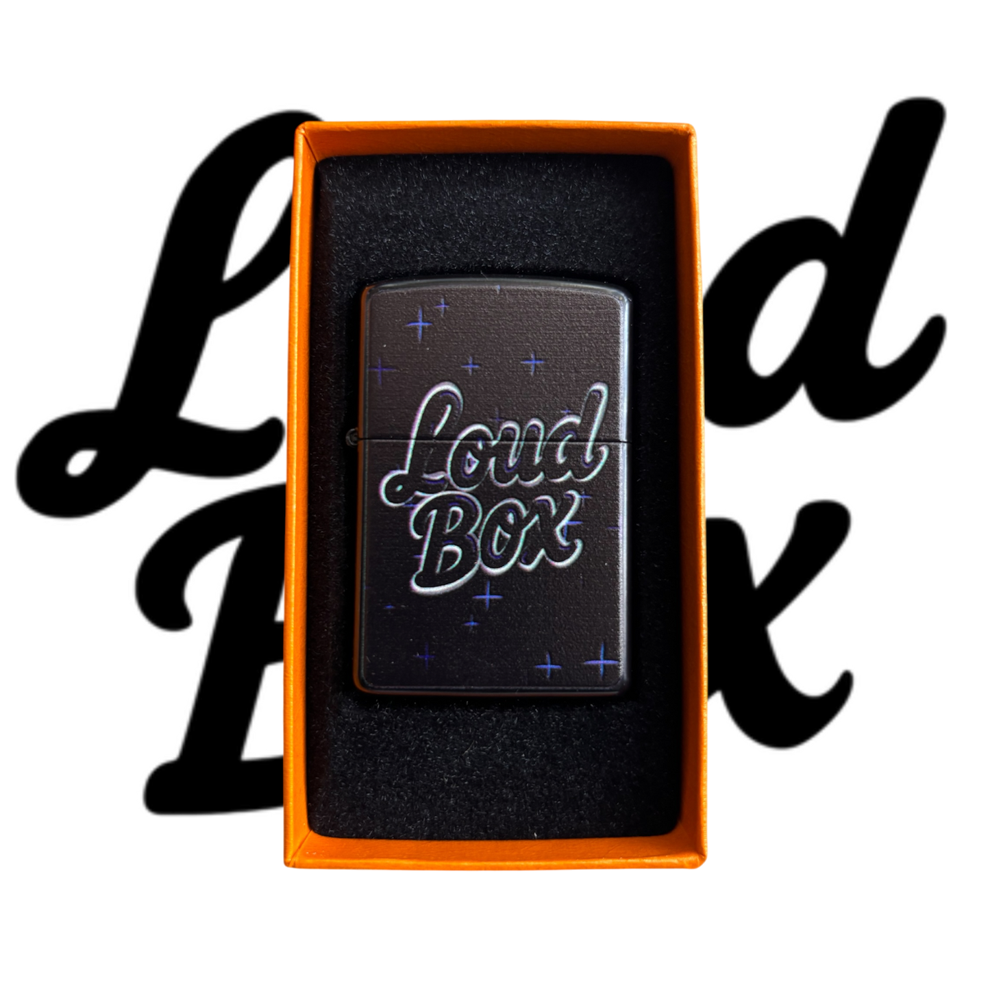 LoudBox Black Star Zippo Styled Lighter