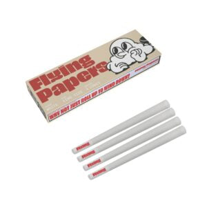 Fkying Papers White King Size Cones 4 pack