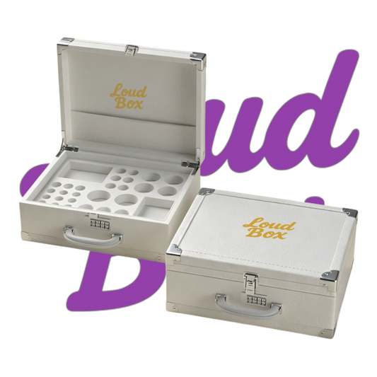 Loudbox Storage Box fully stocked (White)