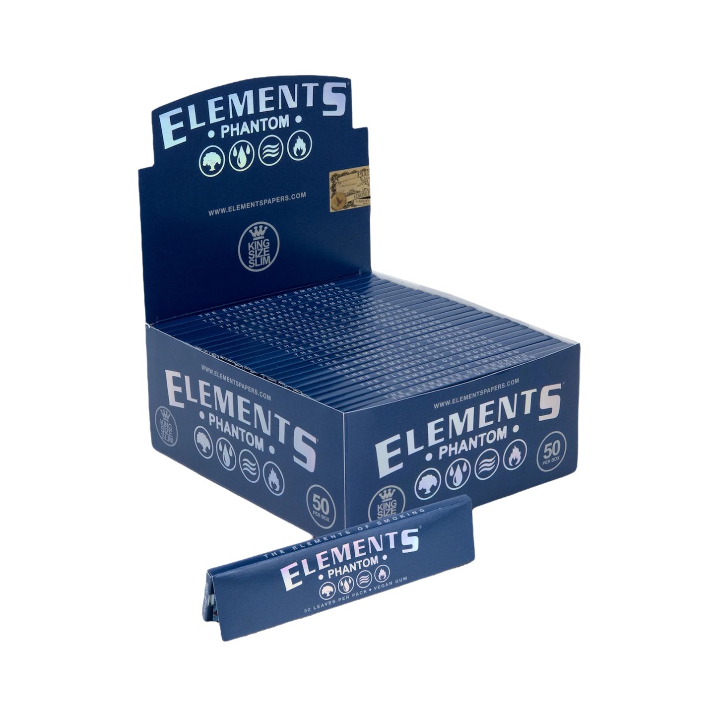 Elements - Phantom King Size Rolling Papers