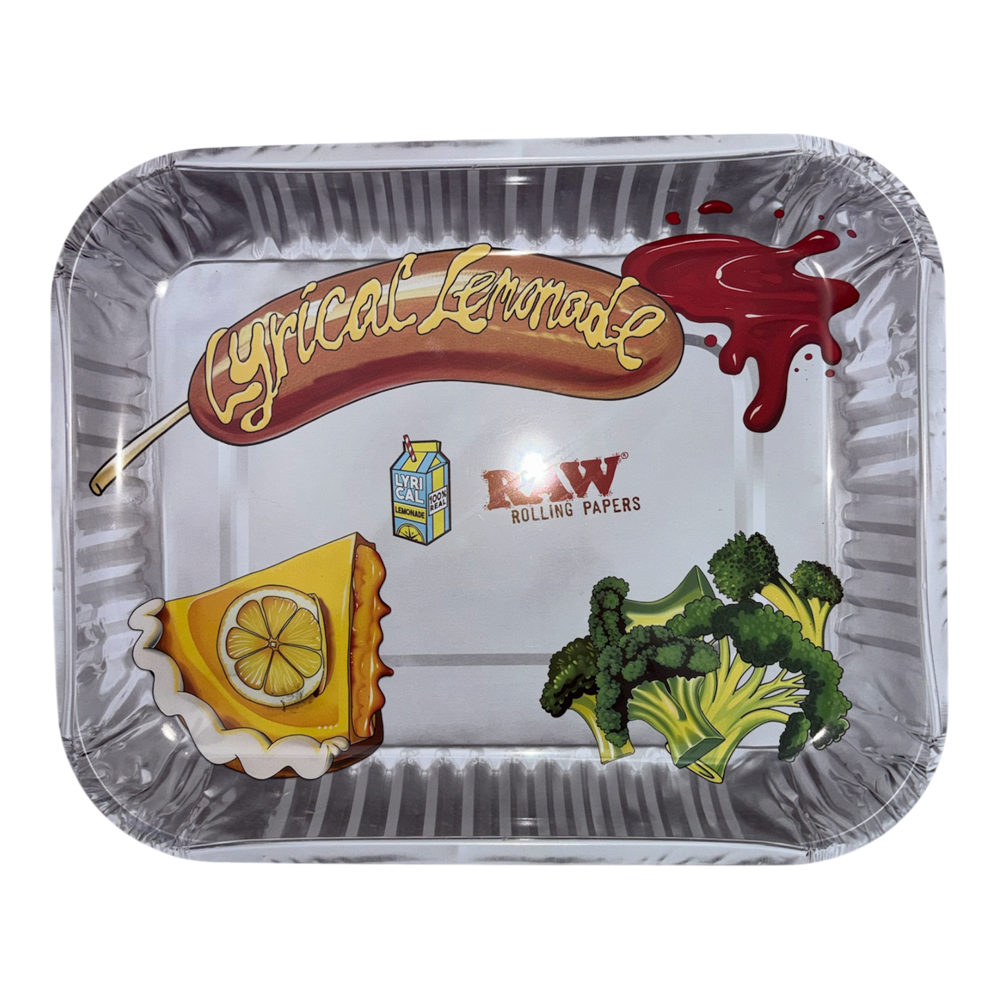 Raw x Lyrical Lemonade Lunch Time Rolling Tray Large