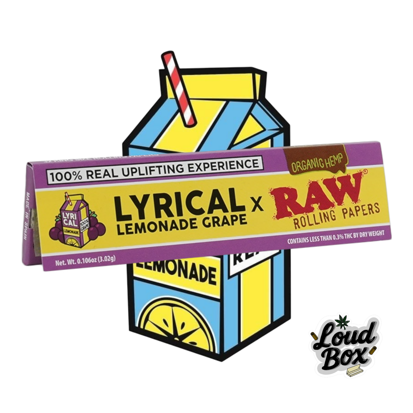 Raw’s x Lyrical Lemonade Grape King Size Papers