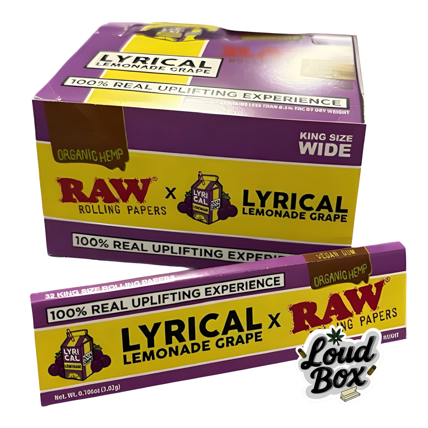 Raw’s x Lyrical Lemonade Grape King Size Papers